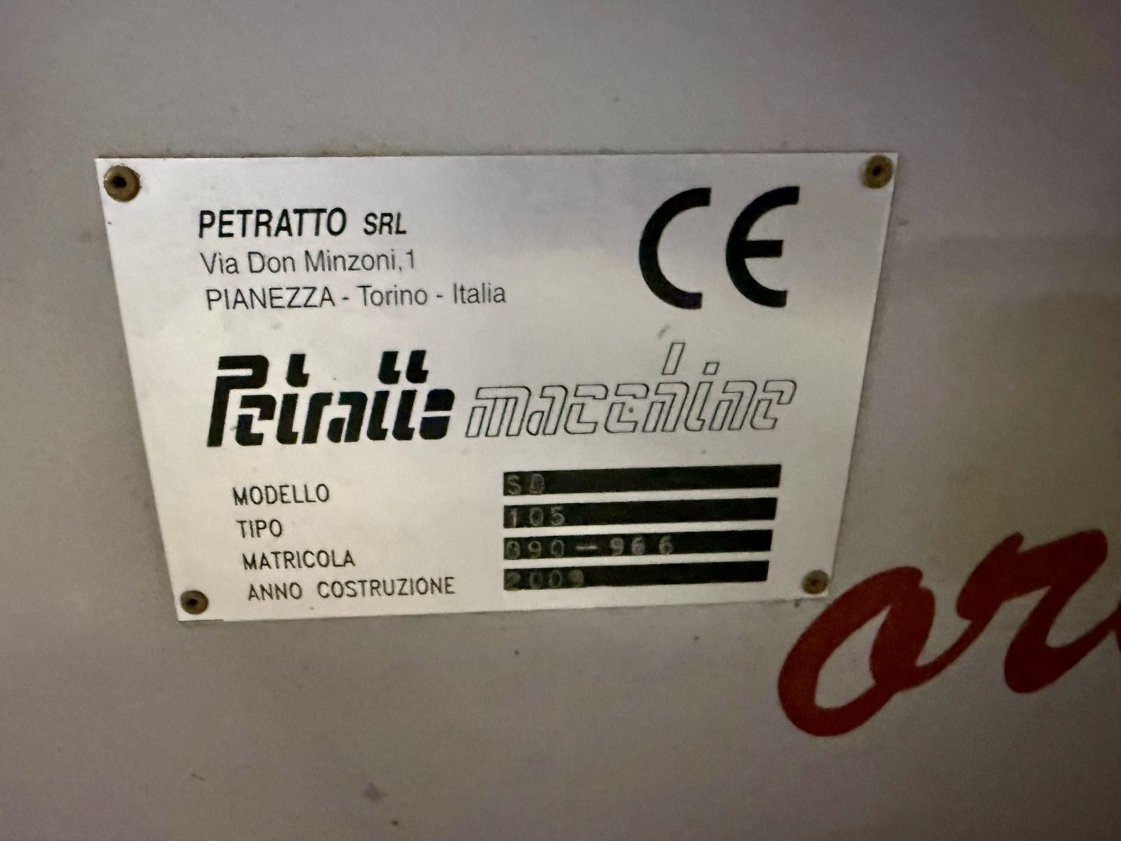 Petratto SD 105 Folder Gluer (2009)